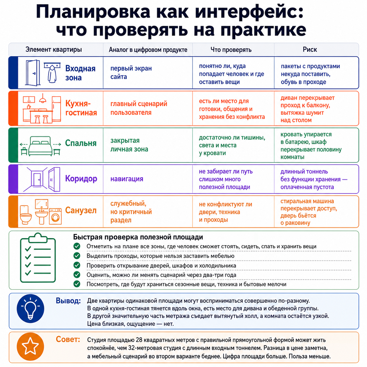 Планировка квартиры работает как интерфейс